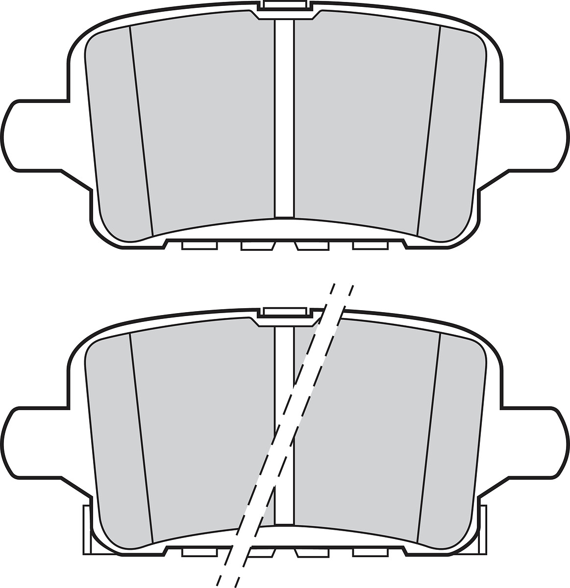 Jeu de 4 plaquettes de frein VALEO ref. 302883